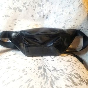 Aldo clear black fanny back